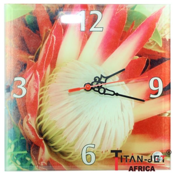 Titan-Jet Africa | Sublimation glass square wall clock