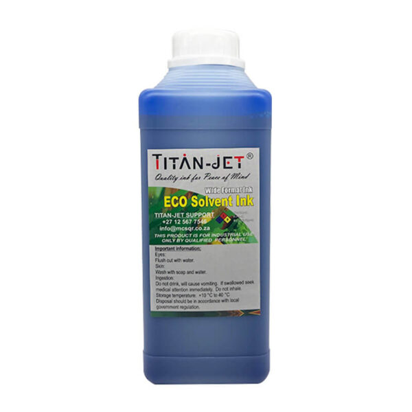 Titan-Jet Africa | Eco solvent 1L cyan