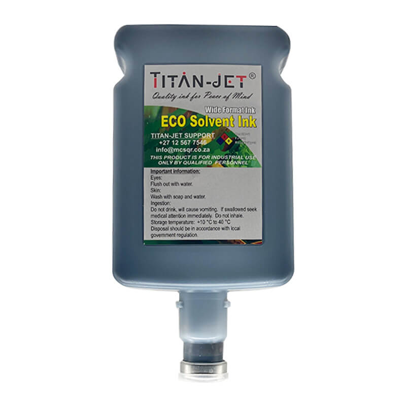 Titan-Jet Africa | Eco solvent 500ml black