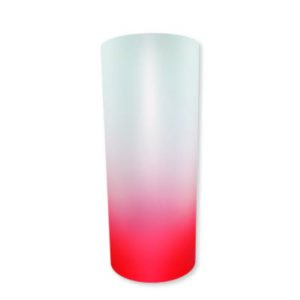 10oz Frosted glass red