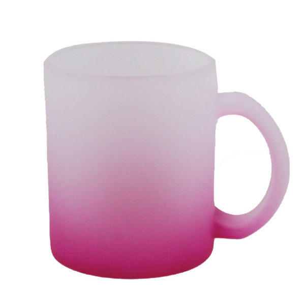 Titan-Jet Africa | Frosted pink glass mugs