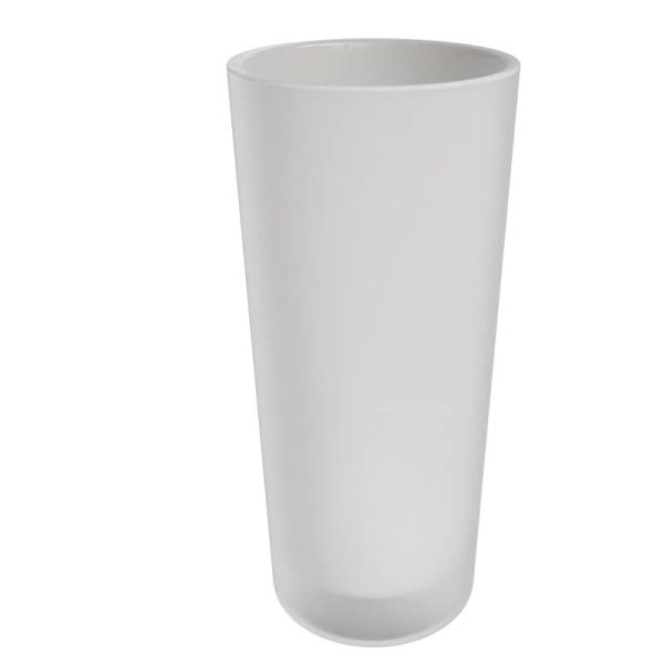 Titan-Jet Africa | 10oz Frosted glass white