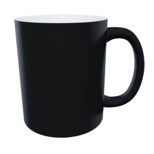Matte black color changing magic mugs