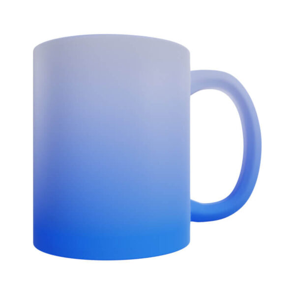 Titan-Jet Africa | Frosted Blue glass mugs