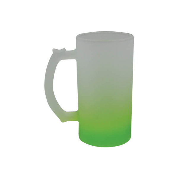 Titan-Jet Africa | 16oz Beer mug green frosted