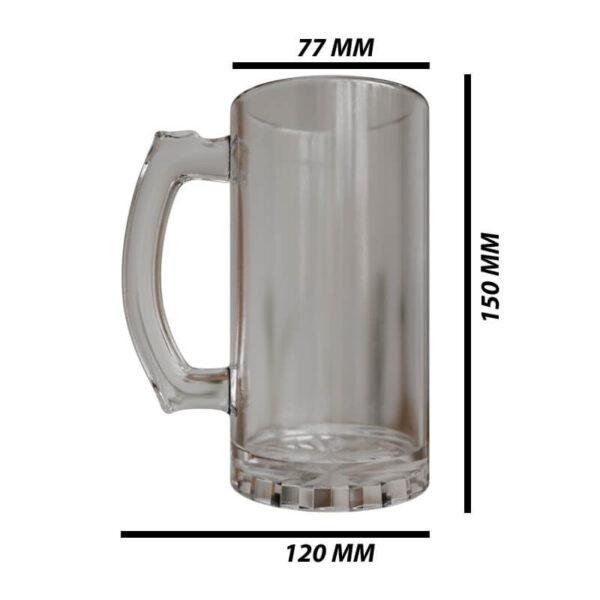 Titan-Jet Africa | 16oz Beer mug plain glass