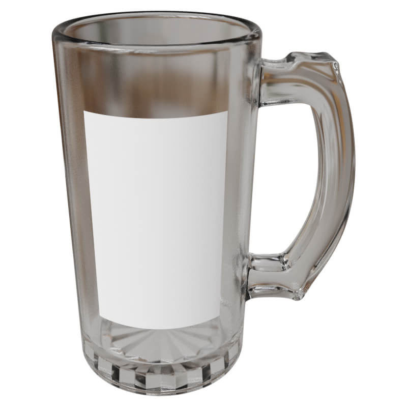 Titan-Jet Africa | 16oz Beer mug plain glass with label