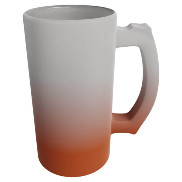 Titan-Jet Africa | 16oz Beer mug orange frosted