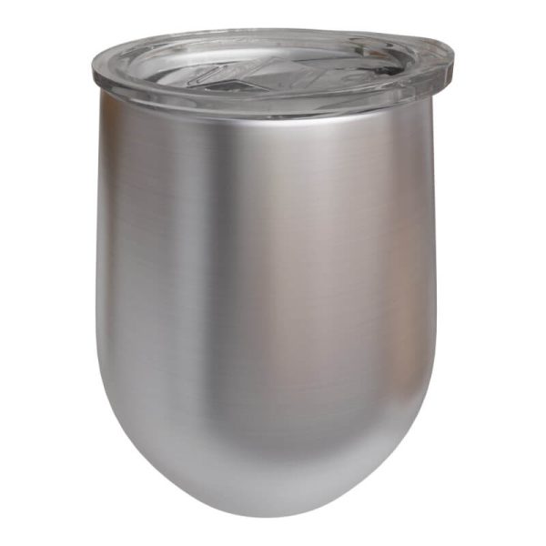 Titan-Jet Africa | Double wall silver stainless steel wine tumbler