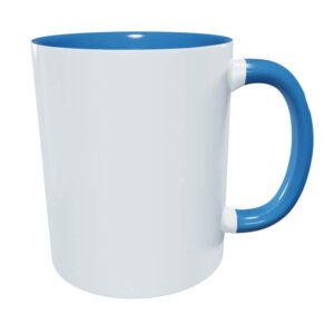 Light blue sublimation mugs