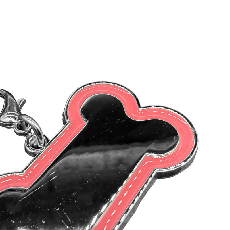 EN3054 C Engraving Dog Tag Pink