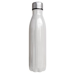 Double wall 500ml stainless steel water bottle white