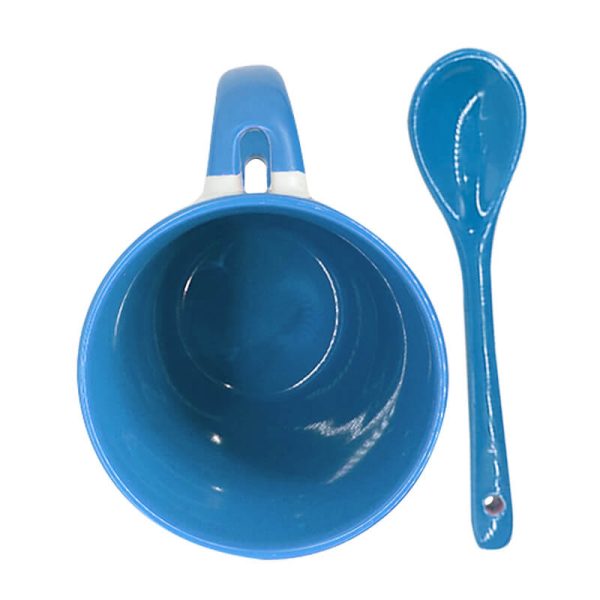 Titan-Jet Africa | Blue Mug with spoon