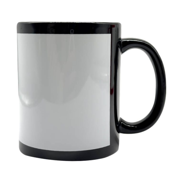 11oz Black Ceramic Mug With Patch 11oz Titan Jet Africa