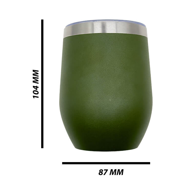 EN3406 M Titan-Jet Africa | Double wall stainless steel 12oz wine tumbler Camo