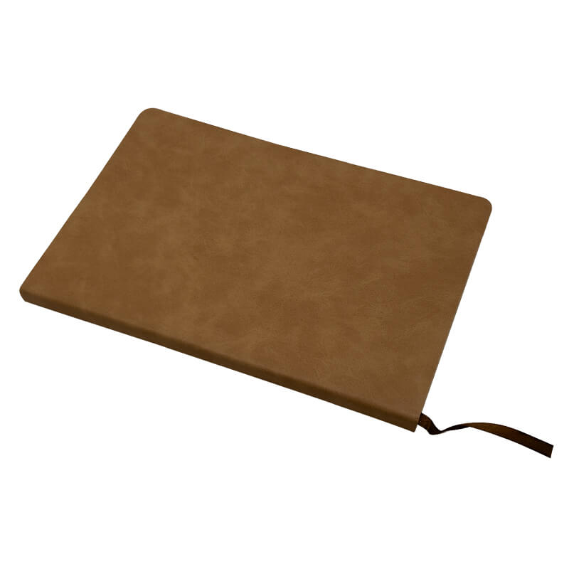 SB466 A Titan-Jet Africa | Sublimation Luxury PU Book A5 Tan