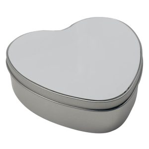 Titan-Jet Africa | Sublimation Metal Tin Silver Large Heart