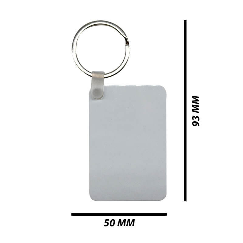 SB399 M Titan-Jet Africa | Sublimation White Aluminium Rectangle Keytag