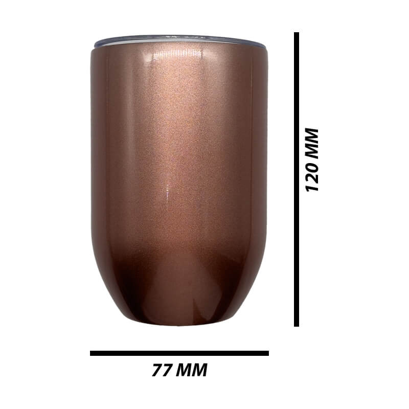 SB8065 M Titan-Jet Africa | Double wall stainless steel gin tumbler rose gold