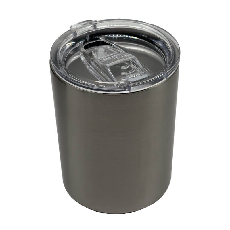 SB8067 A Titan-Jet Africa | 12oz Silver Stainless Steel Whiskey Tumbler