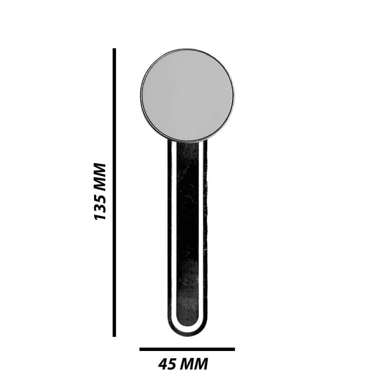 SB9274 M Titan-Jet Africa | Sublimation Metal Paper clip book mark round silver