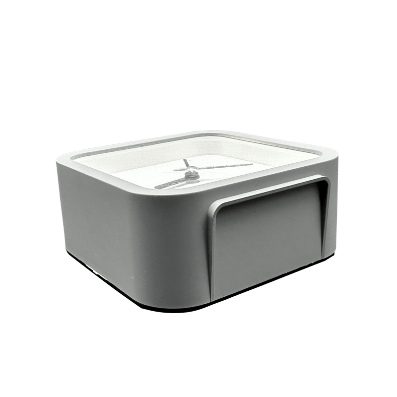 Artboard 1 Titan-Jet Africa | Grey Plastic Square Clock