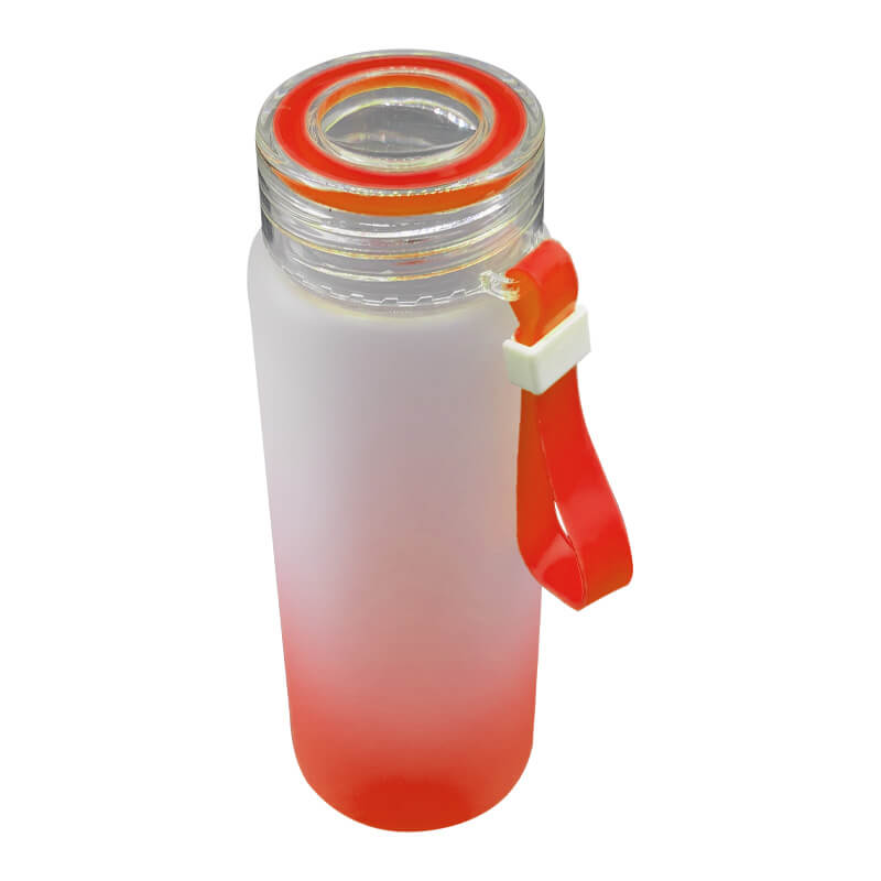 SB3004 A 2 Titan-Jet Africa | 500ml RedFrosted glass bottle