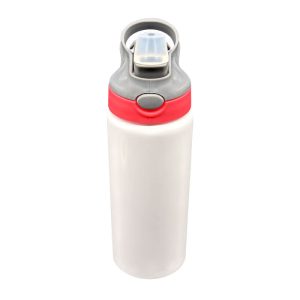 650ml Pink Aluminium Quick Spout Bottle