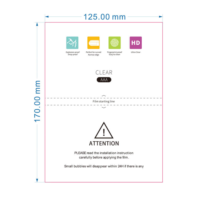 MED008 M AAA TPU Screen Protector Film