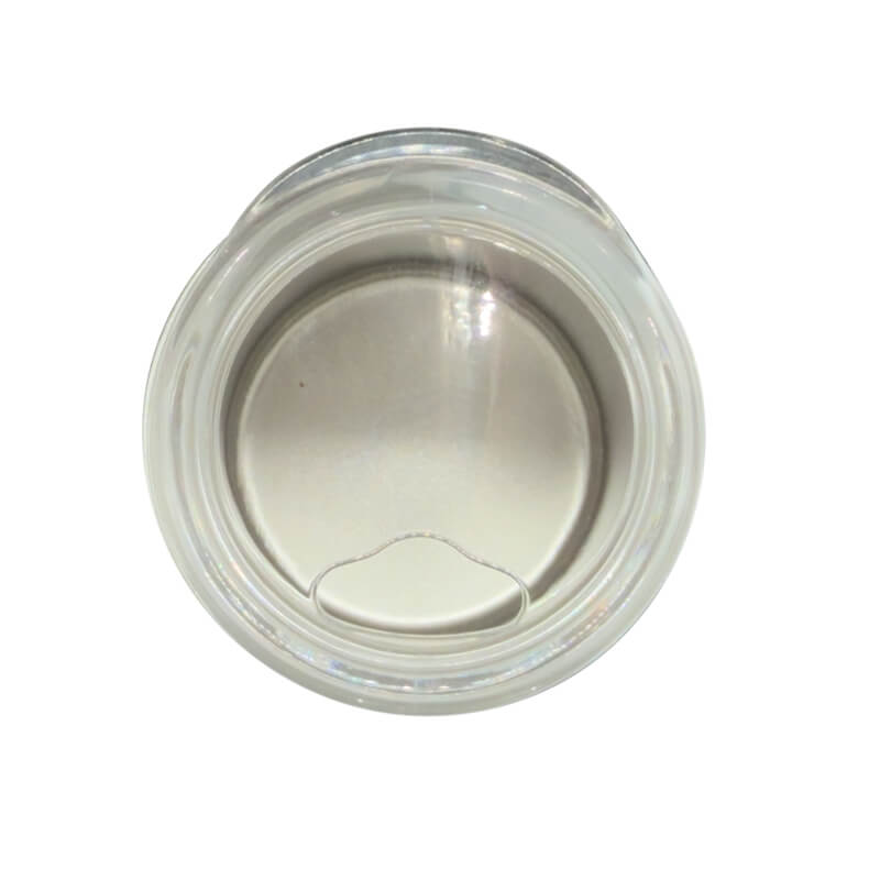 EN3412 T 1 3oz Black Stainless Steel Skinny Shooter Glass