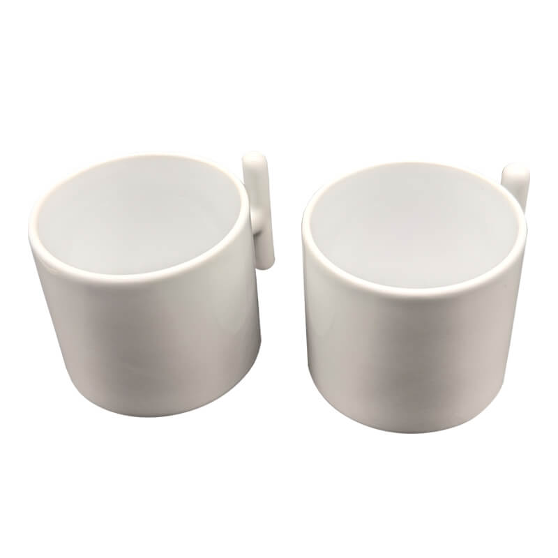 SB779 A 1 10oz White Ceramic T-Handle Mug