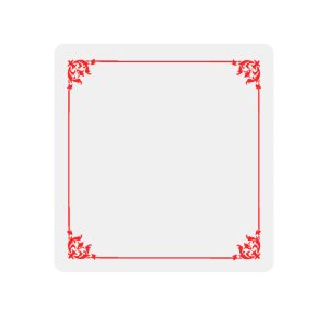 Niimbot B1 40x30mm Red Border Label