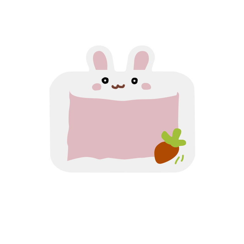 Niimbot B1 40x40mm Square Rabbit Label
