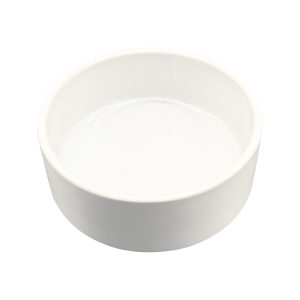 White Ceramic Cat and Dog Bowl Small