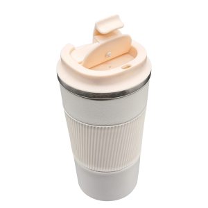 450ml Cream Stainless Steel Cappuccino Mug