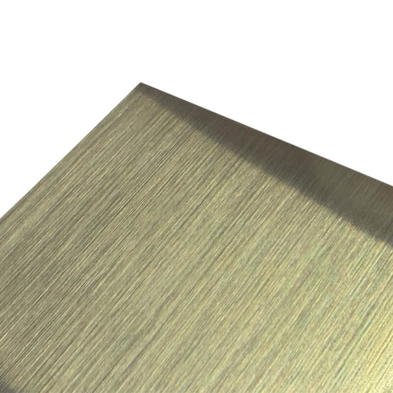 SP319 C A4 Holographic Gold Waterproof Inkjet Vinyl Brushed Gold - Image 2