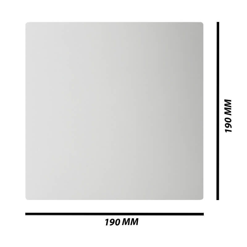 SB1109 M Sublimation Aluminium 19x19cm White Plate