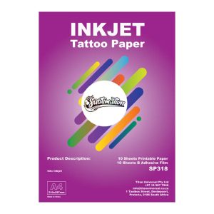 SB318 F A4 Inkjet Tattoo Paper