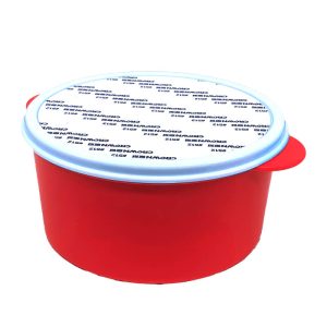 Round Lunchbox Red