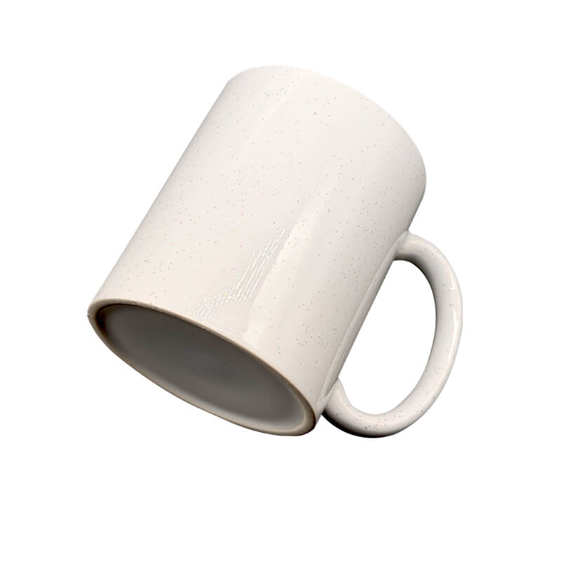 SB8102 S 1 11oz White Ceramic Glitter Mug