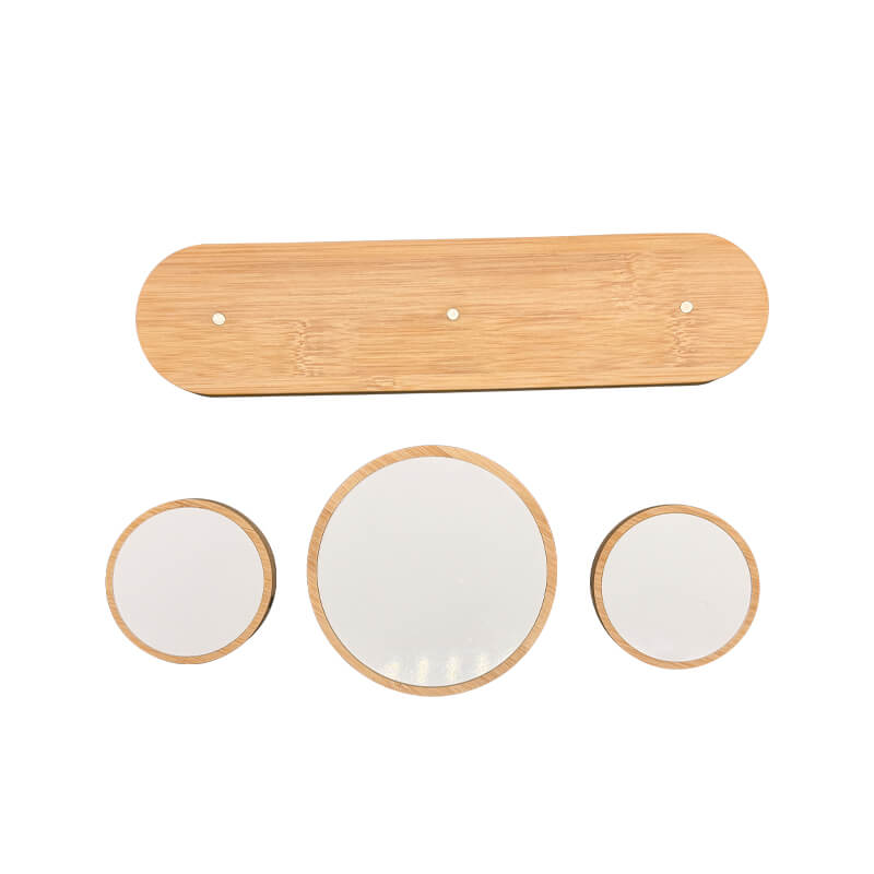 SB8118 T 1 Round Wood Family Photo Display Set