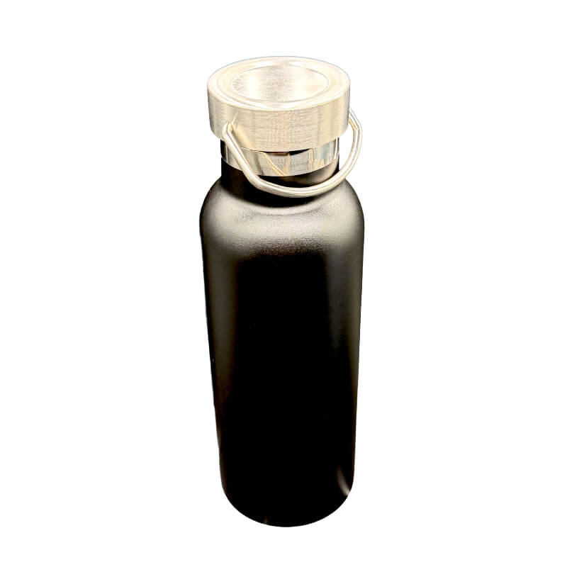 EN3065 A3 Black Stainless Steel Explorer Water Bottle