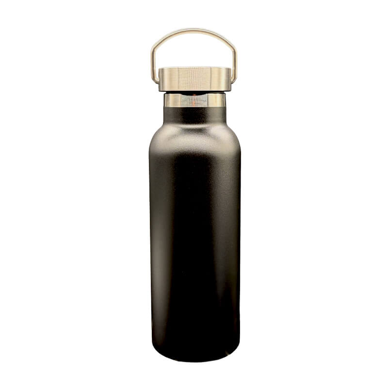 EN3065 F1 Black Stainless Steel Explorer Water Bottle