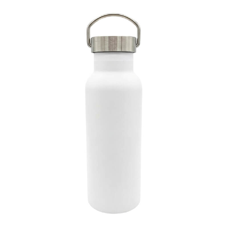 SB8150 F1 White Stainless Steel Explorer Water Bottle