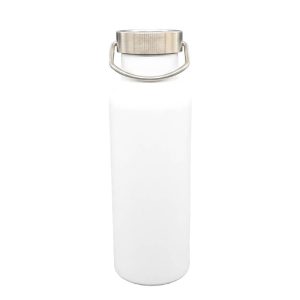 White Stainless Steel Explorer Water Bottle